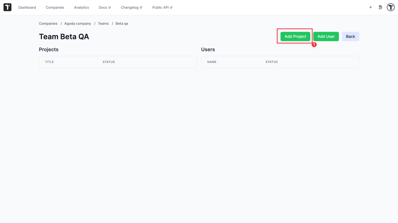 Testomat.io - Teams